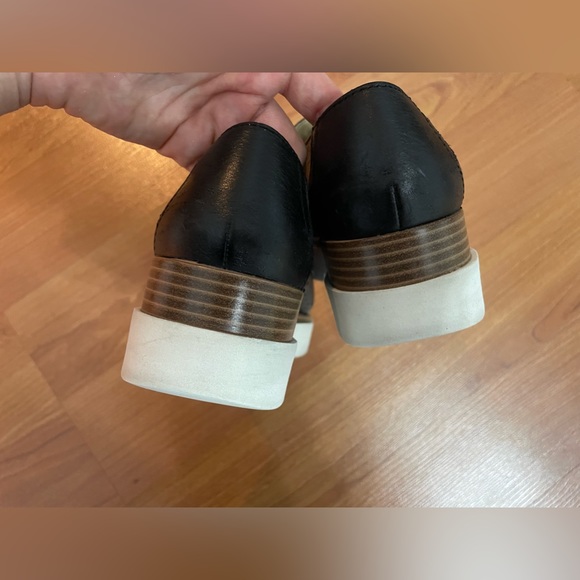 GEOX Platform Leather Dress Shoes - Picture 5 of 12